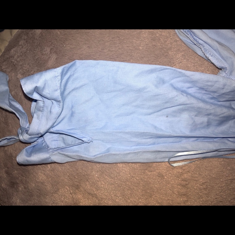 Baby Blue Off Shoulder - Picture 4 of 5